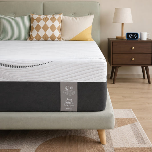 Kizreo Twin XL Size Memory Foam Mattress, 10 Inch Bed Mattress in A Box with Cooling Green Tea Gel, Pressure Relief with Firm Support, CertiPUR-US Certified