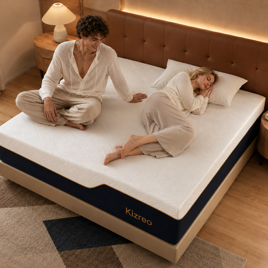 Kizreo Extra Firm Foam Mattress 6 Inch Full, Cooling Gel Memory Foam, Back Pain Relief, Motion Isolation, CertiPUR-US, 365-Night Trial