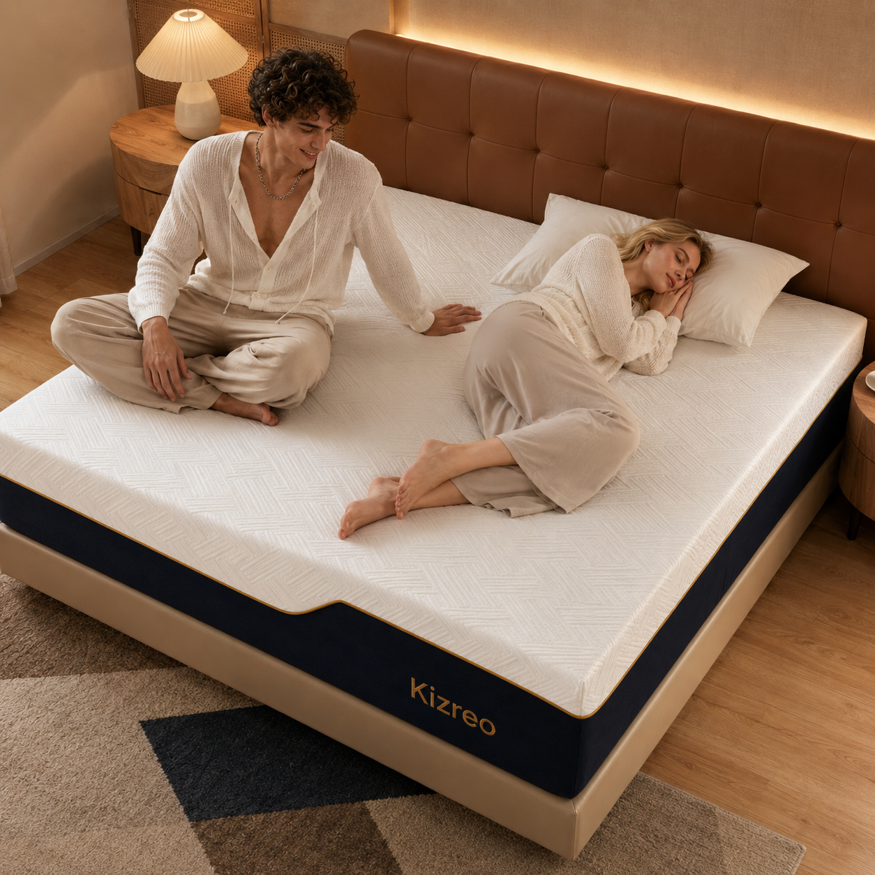 Kizreo Extra Firm Foam Mattress 10 Inch Full, Cooling Gel Memory Foam, Back Pain Relief, Motion Isolation, CertiPUR-US, 365-Night Trial