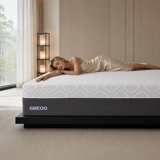 GREOO Twin-XL 10 inch Extra Firm Foam Mattress, Cooling Gel Memory Foam, Body Support, Motion Reduction, CertiPUR-US Certified, 365-Night Trial