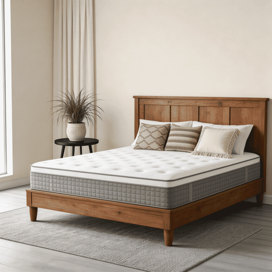 NightyNight 10" Full Size Firm Hybrid Mattress in a Box with Cooling Gel Memory Foam, Motion Isolation & Temperature Regulation
