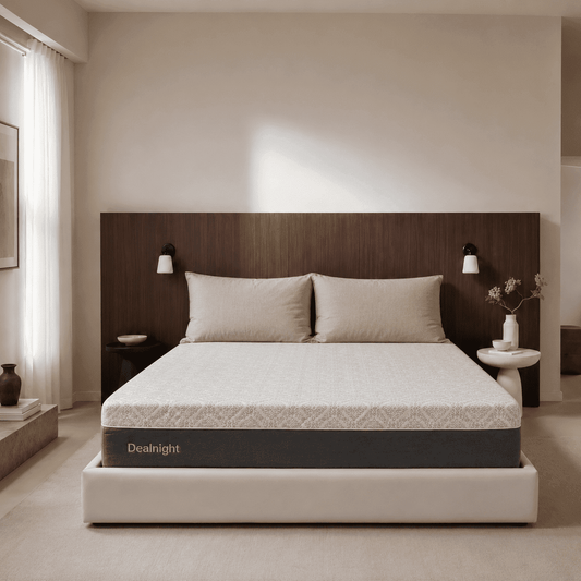 Dealnight 6" Twin Size Green Tea Infused Mattress, Firm Gel Memory Foam Mattress, Easy Cleaning & Anti-Slip Cover,Pressure Relief